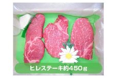 上州牛ヒレステーキ３枚入り（約450ｇ） ANP001