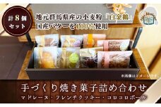 手づくり焼き菓子詰め合わせ (計８個） ANZ001
