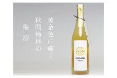 梅酒「金 KOGANE」 720ml　1本 ／ お酒 うめ酒 芳醇 群馬県　ANAC002