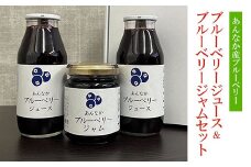 ブルーベリージュース＆ブルーベリージャムセット ANAN007