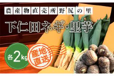 【先行予約】下仁田ネギ・里芋【各2kg】 ※数量限定 ANAR002 / 下仁田ネギ ネギ ねぎ 葱 産地直送 しもにたねぎ しもにたネギ 下仁田ねぎ 下仁田葱 ねぎ焼き ねぎ焼 鍋 すき焼き すきやき 数量限定 里芋 さといも 里いも サトイモ 冬の味覚 国産 群馬県産 先行予約