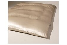 「毎日シルクに包まれて眠りたい」手洗いOK　天然シルクの掛カバー【セミダブル】シャンパンゴールド・ピンクゴールド