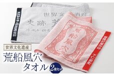 世界文化遺産 荒船風穴タオル2枚セット F21K-104