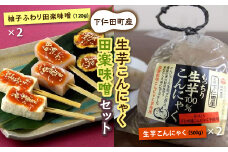 農家伝来の製法で造ったもっちり生芋こんにゃく1kgと田楽味噌120g×2 ダイエット こんにゃく 美肌 糖質制限 糖質カット ヘルシー ローカロリー ごはんのお供 田楽 味噌 F21K-118