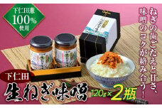 日本野菜ソムリエ協会 野菜ソムリエサミット 加工品部門 銀賞受賞 群馬県下仁田町 自家栽培の下仁田ネギ100％使用！下仁田生ねぎ味噌 120g×2瓶 F21K-108