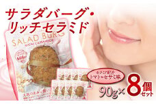 【原料は100%植物由来】サラダバーグ・リッチセラミド（セラミド配合でトマト&セサミ味）8個セット F21K-238