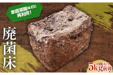 家庭菜園などに再利用！廃菌床 約5kg 茸 野菜 きのこ キノコ 椎茸 しいたけ シイタケ F21K-322