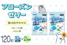120粒入り！下仁田のフローズンゼリー2種 夏のさわやかセット（2種×10袋6粒入り） F21K-384