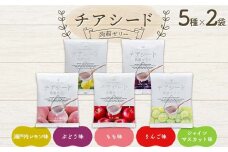 チアシード 蒟蒻ゼリー 5種×2（各袋10個入り）セット F21K-467