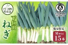 下仁田町特産「下仁田ねぎ」Mサイズ 15本 小箱 とろける 甘い ねぎ ネギ 王様ねぎ 特産 栄養たっぷり ブランド 上州ねぎ すきやき F21K-579