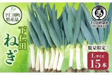 下仁田町特産「下仁田ねぎ」Lサイズ 15本 小箱 とろける 甘い ねぎ ネギ 王様ねぎ 特産 栄養たっぷり ブランド 上州ねぎ すきやき F21K-578