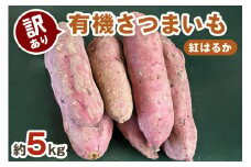 [訳あり] 有機さつまいも (紅はるか) 5kg【黒澤農園】｜サツマイモ さつま芋 JAS 野菜 農家直送 焼き芋 おかず 天ぷら スイーツ 国産 甘楽町産 [0244]