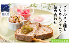 ピクルス2種とマリネとジャムの詰め合わせ 保存食 瓶詰 洋風総菜 詰め合わせ [AB002tu]