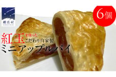 Piggies特製 ミニ アップルパイ 6個 自家製 ケーキ パイ おやつ 焼菓子 焼き菓子 リンゴ スイーツ ホール お取り寄せ お菓子 洋菓子 りんご ギフト 贈り物 [BL011tu]