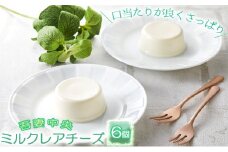 [№5819-0219]吾妻中央ミルク　レアチーズ 6個セット