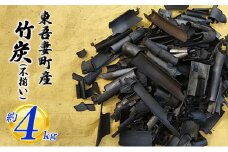 [№5819-0253]【東吾妻町産】竹炭(不揃い) 約4kg