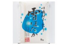 令和3年産　雪ほたか5kg＜川場村産こしひかり＞【1238813】