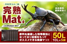 【月夜野きのこ園】完熟Mat　50L（10L×5袋）