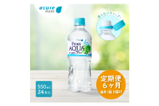 【JR東日本クロスステーション　ウォータービジネスカンパニー】From AQUA 谷川連峰の天然水 定期便 6ヵ月 550ml×24本×6回発送  水 天然水 谷川連峰 From AQUA フロムアクア 500ml以上