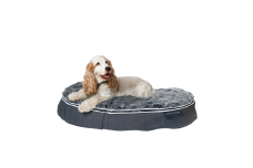【アンビエントラウンジジャパン】犬ペットラウンジ Low グレー・ウルフグレー（Lサイズ）※体重40㎏未満の大型犬向け 犬用 大型犬 ベッド ペットベット 洗える カバー