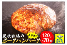 花咲牧場のポークハンバーグ　120g×70個