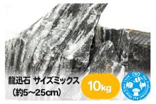 龍迅石 サイズミックス（約5～25cm）10kg