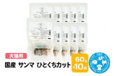 国産 サンマ ひとくちカット 60g×10袋