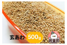 玄あわ 500g×1袋 サイトウ・コーポレーション 飼料