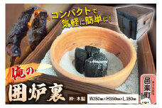 小型囲炉裏「俺の囲炉裏」（W350mm×H350mm×L350mm） 囲炉裏 見酒 花見酒 月見酒 雪見酒 日本の伝統