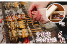 【中村家】浜松産うなぎ　かば焼　6枚入　【11100-0152】