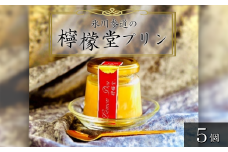 大人の贅沢、無添加濃厚「氷川参道の檸檬堂プリン」5個セット　【11100-0273】