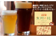 ハーフパイントチケット（氷川ブリュワリーオリジナルピンバッジ付）　【11100-0276】