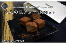 生チョコ　10個セット　【11100-0550】