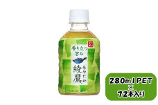 綾鷹 280mlPET×24本×3箱　【11100-0598】