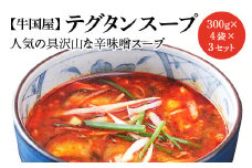 【牛国屋】テグタンスープ　300g×4袋×3セット　【11100-0792】
