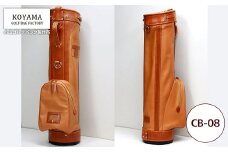 【小山ゴルフバック製作所】キャディバッグ CB-08 ＜国産ソフトレザー×栃木レザー＞　【11100-0992】