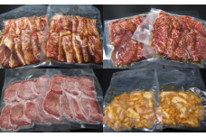 【牛国屋】焼肉屋のこだわり味付け焼肉 カルビ・赤身肉・ホルモン各600g/ 牛タンスライス400g　【11100-1333】