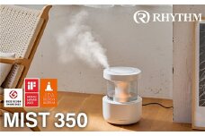 リズム プールレス加湿器 MIST 350 ライトグレー　【11100-1815】