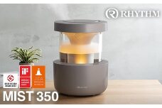 リズム プールレス加湿器 MIST 350 ウォームグレー　【11100-1816】