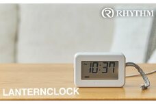 リズム LANTERNCLOCK ライトグレー　【11100-1819】