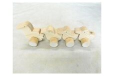 なかよしアヒルの親子 ／ 木工 玩具 おもちゃ 埼玉県