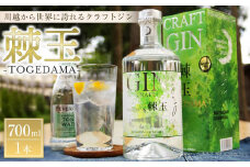 【700ml】Japanese Craft GIN　棘玉 ／ お酒 クラフトジン とげだま 埼玉県