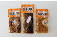たまり漬セット（にんにく、山くらげ、らっきょう）各1個 ／ 漬物 つけもの  埼玉県
