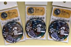 川越市マンホールバッチ　3個 ／ ご当地 時の鐘 蔵造りの町並み 小江戸 埼玉県