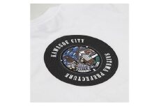バックプリント 川越市 マンホールTシャツ（白・XLサイズ） ／ ファッション 服 埼玉県