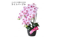 造花 シルクフラワーの胡蝶蘭の鉢植 5本立 CT触媒 ライトパープル ／ お花 コチョウラン 埼玉県