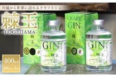 【400ml】Japanese Craft GIN　棘玉 ／ お酒 クラフトジン とげだま 埼玉県