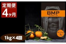 【4ヶ月連続定期便】BMPプロテイン オレンジ風味 1kg×4回 ／ たんぱく質 栄養補給 ホエイプロテイン 埼玉県