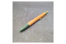 Baton Dor　欅（けやき）木軸ペン・ノック式ボールペン　スペシャルエディション【遊煙緑青】