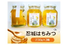 No.044 忍城はちみつ　計690g ／ ハチミツ 蜂蜜 天然100％ 健康 埼玉県
